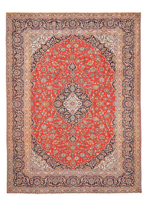 Alfombra persa - Keshan - 394 x 287 cm - rojo