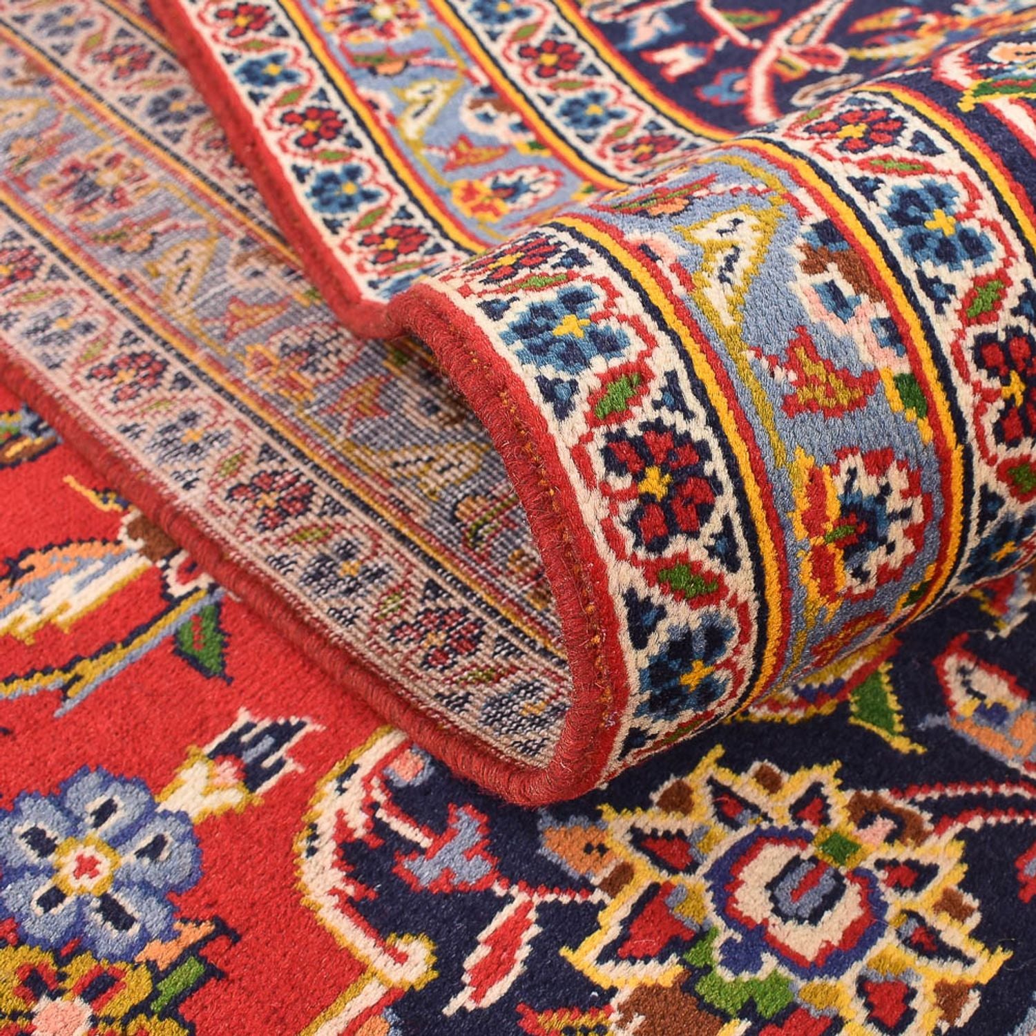 Alfombra persa - Keshan - 394 x 287 cm - rojo