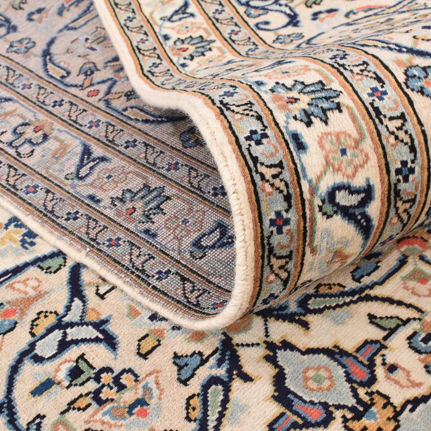 Alfombra persa - Keshan - 361 x 249 cm - beige oscuro
