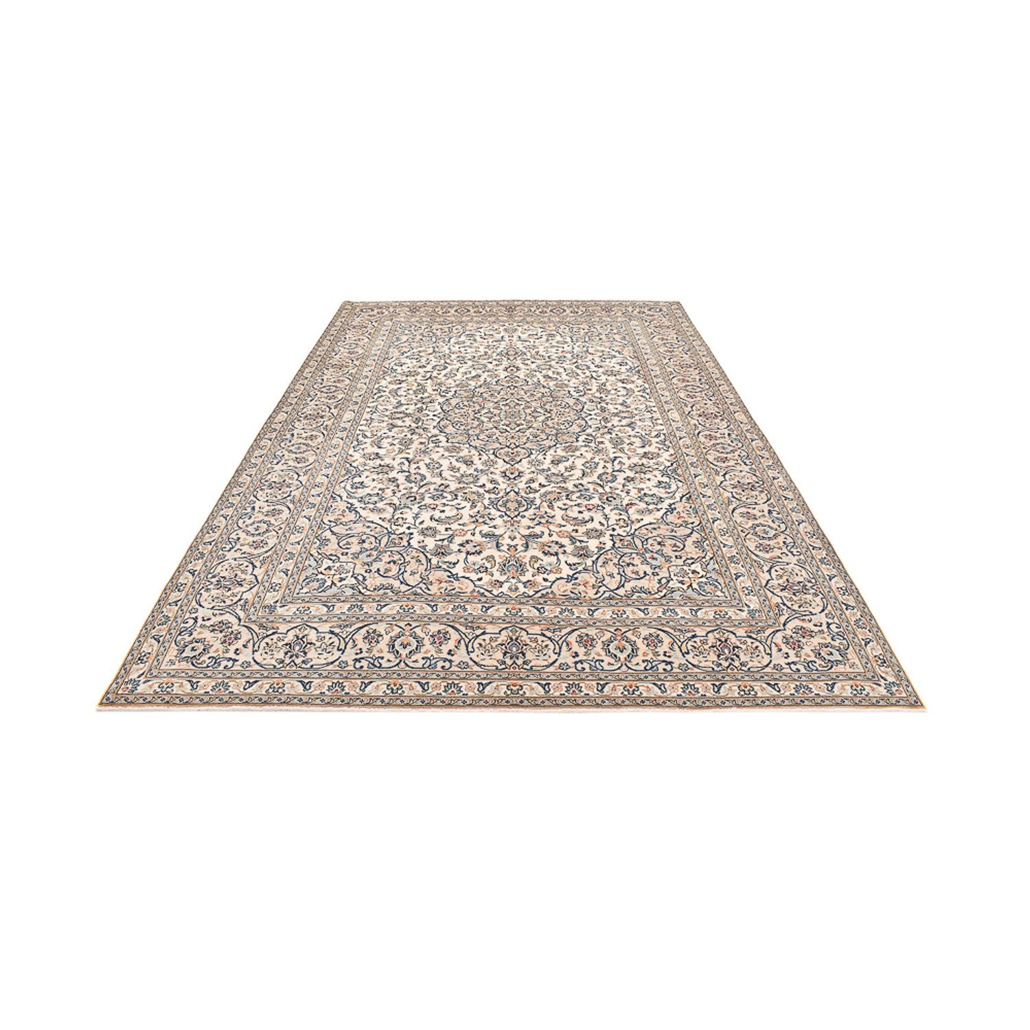 Alfombra persa - Keshan - 361 x 249 cm - beige oscuro