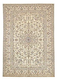 Alfombra persa - Keshan - 345 x 239 cm - beige claro