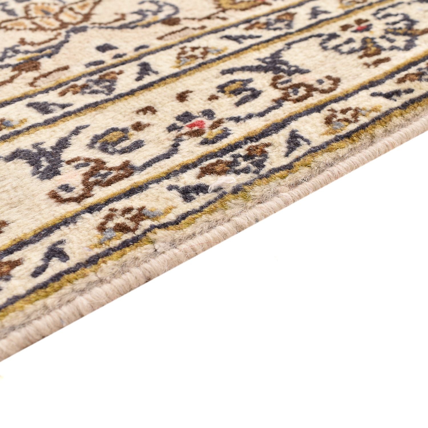 Alfombra persa - Keshan - 345 x 239 cm - beige claro