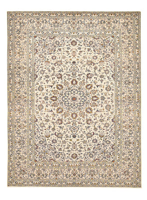 Alfombra persa - Keshan - 342 x 245 cm - beige claro