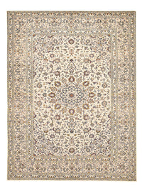 Alfombra persa - Keshan - 342 x 245 cm - beige claro