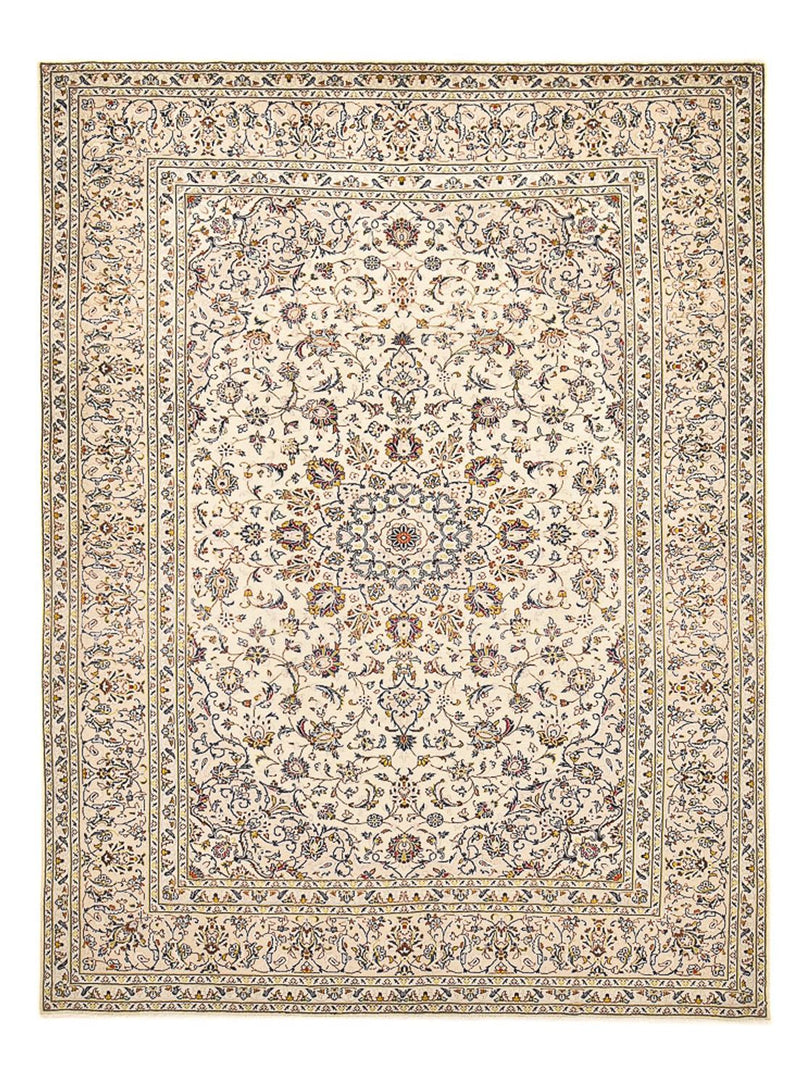 Alfombra persa - Keshan - 342 x 245 cm - beige claro