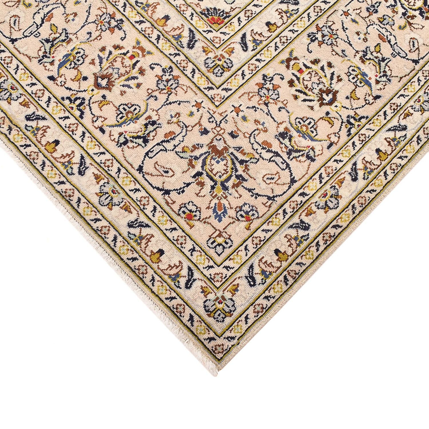 Alfombra persa - Keshan - 342 x 245 cm - beige claro