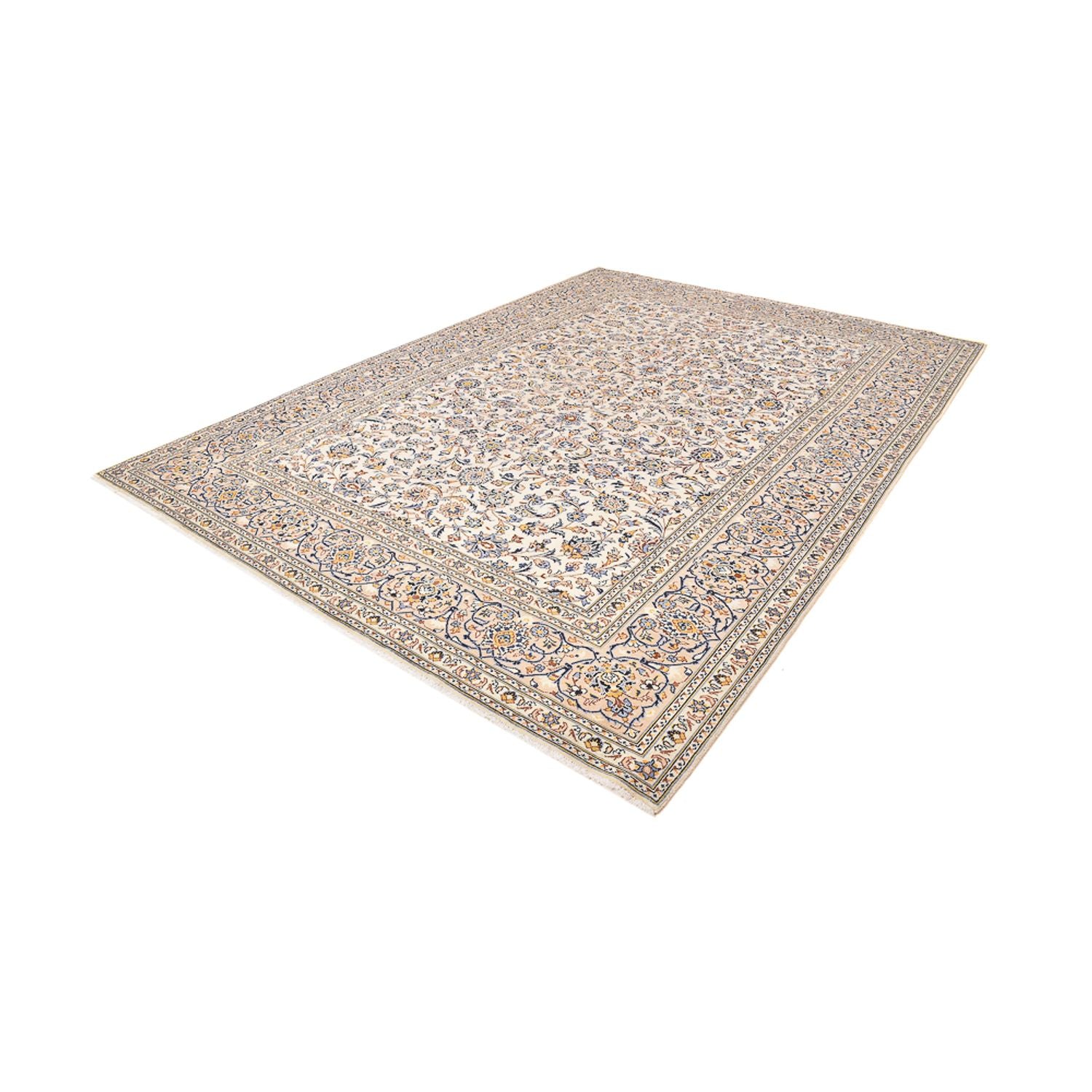 Alfombra persa - Keshan - 380 x 271 cm - beige claro