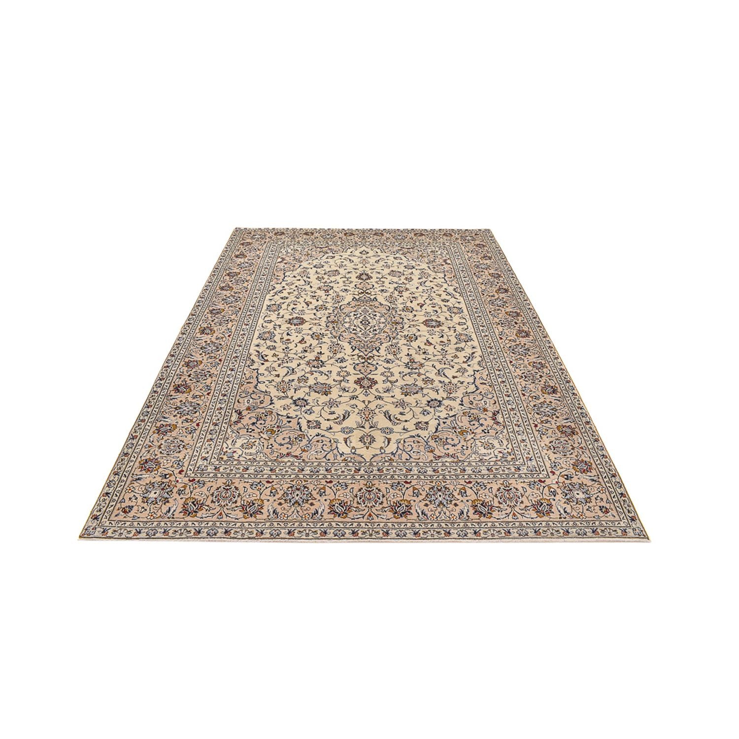 Alfombra persa - Keshan - 310 x 215 cm - beige claro