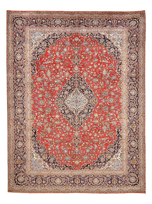 Alfombra persa - Keshan - 426 x 311 cm - rojo