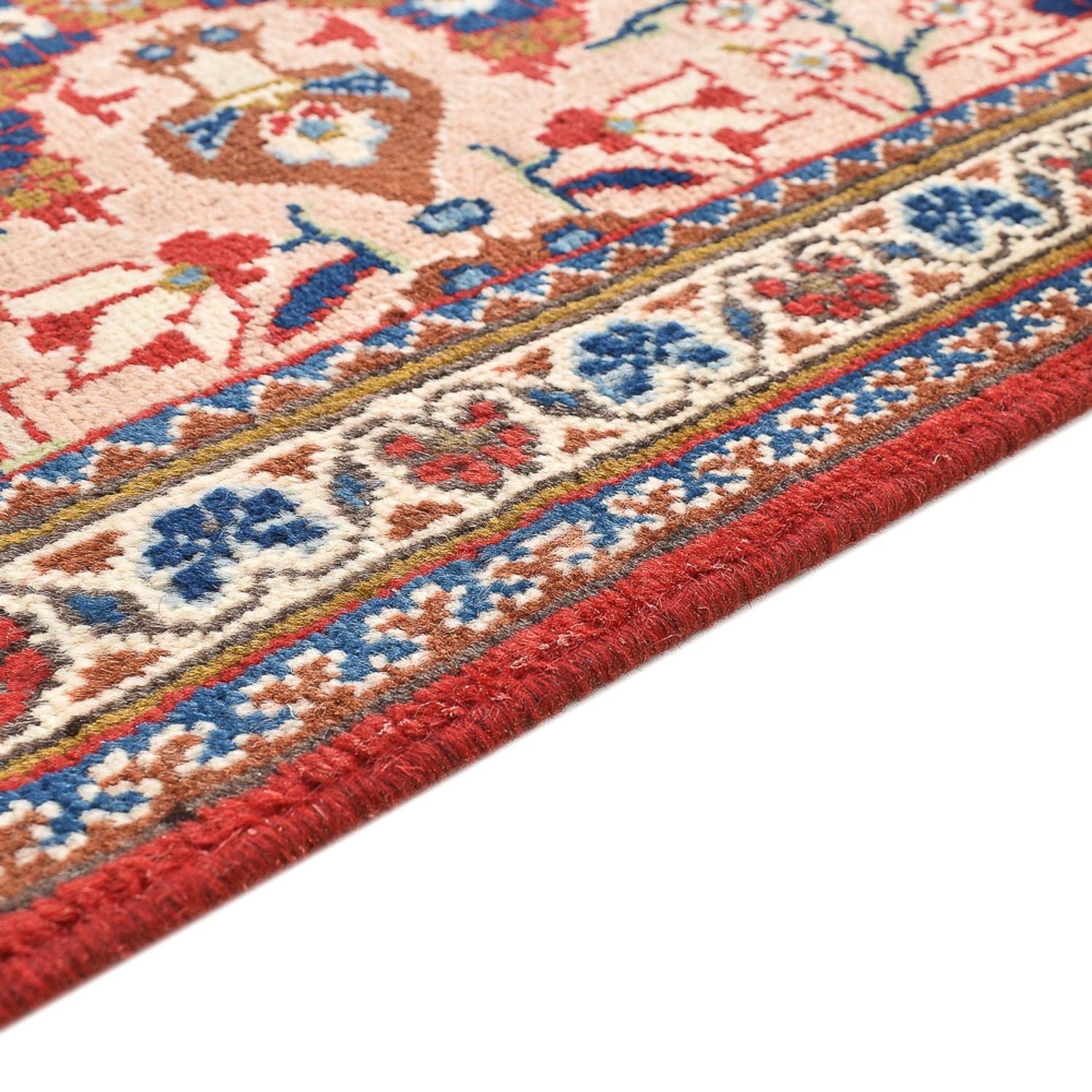 Alfombra persa - Keshan - 326 x 209 cm - rojo claro