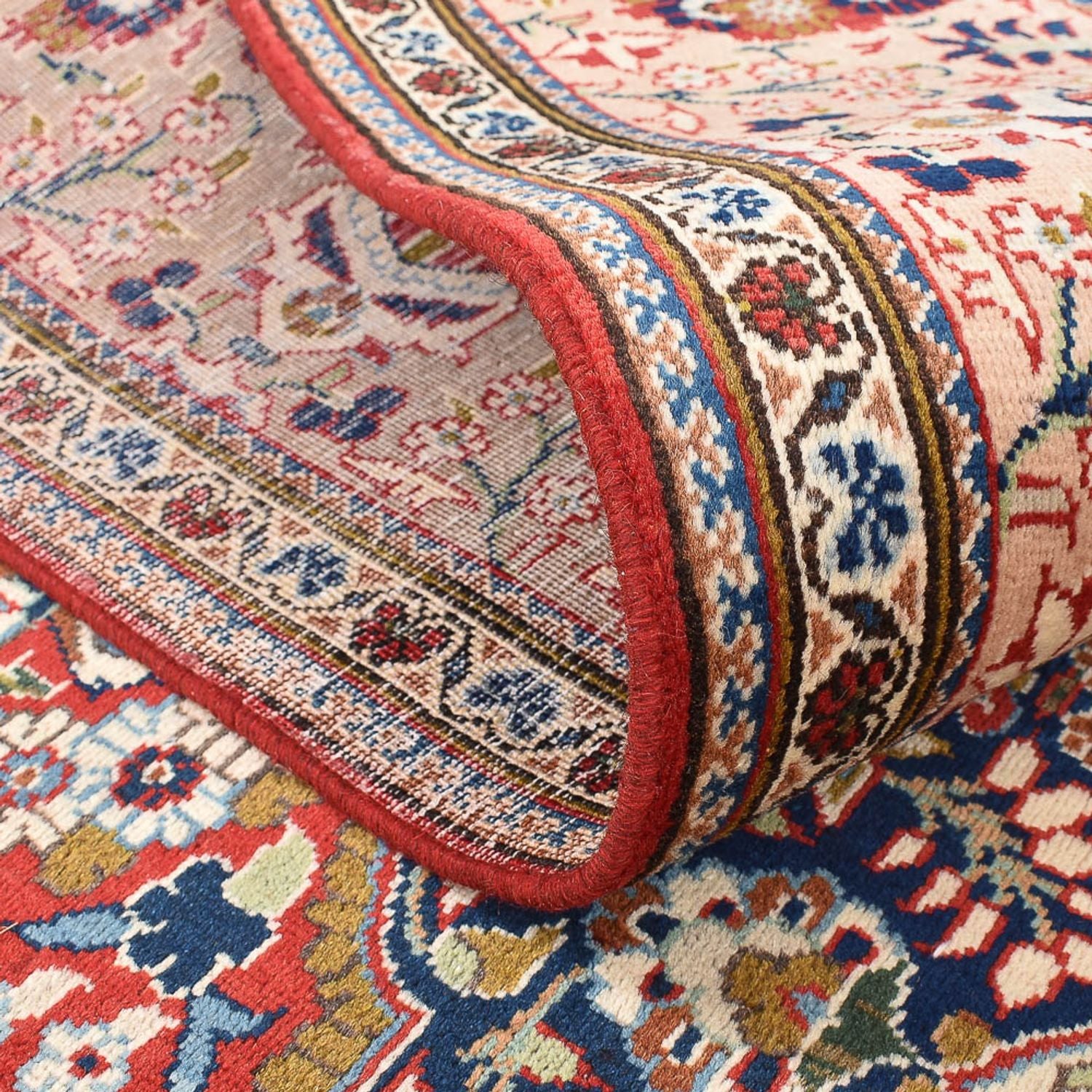 Alfombra persa - Keshan - 326 x 209 cm - rojo claro