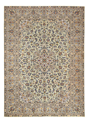 Alfombra persa - Keshan - 350 x 249 cm - beige oscuro