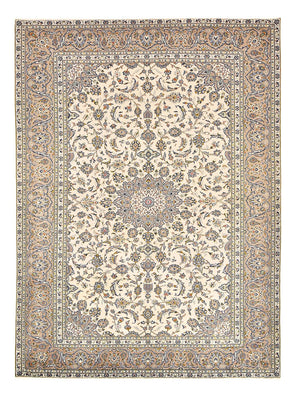 Alfombra persa - Keshan - 345 x 250 cm - beige claro