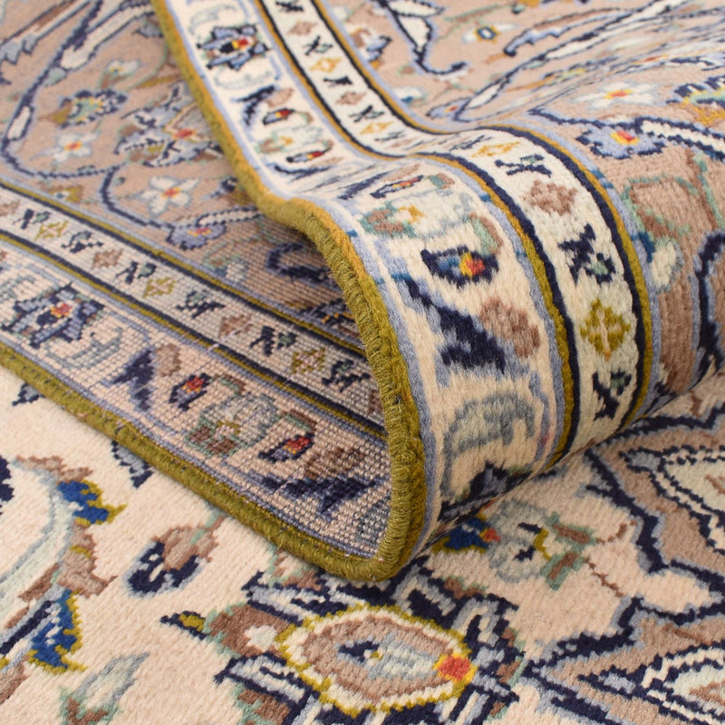Alfombra persa - Keshan - 345 x 250 cm - beige claro