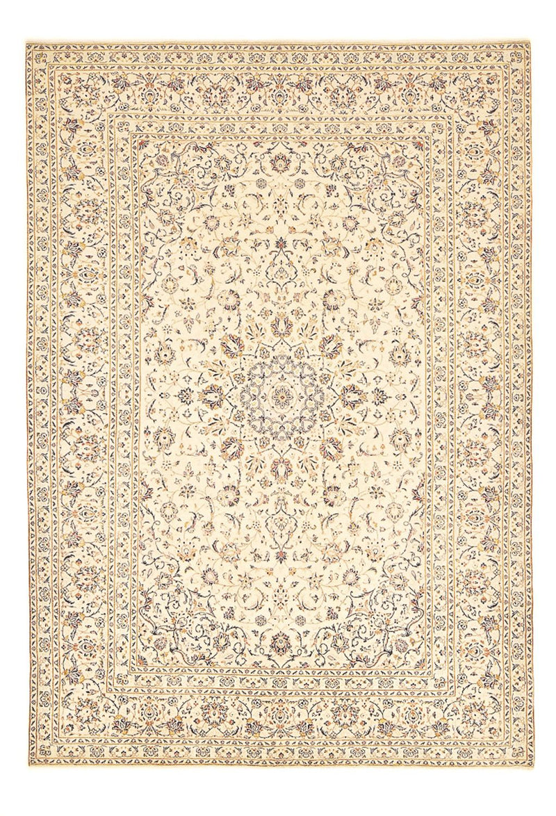 Alfombra persa - Keshan - 303 x 198 cm - beige