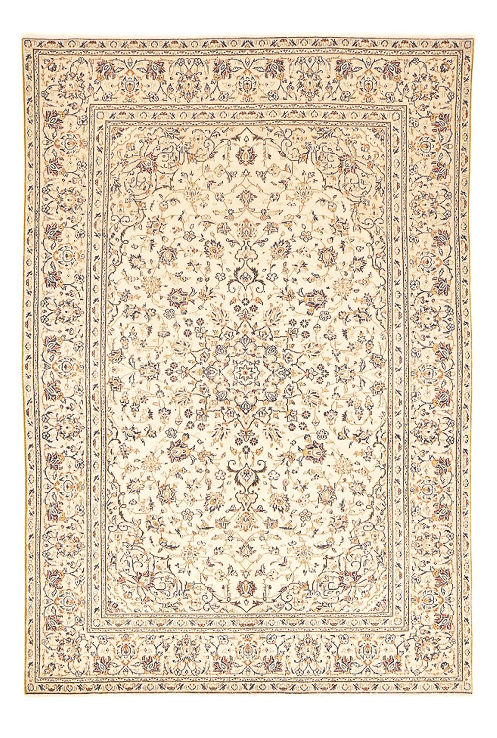 Alfombra persa - Keshan - 285 x 185 cm - beige