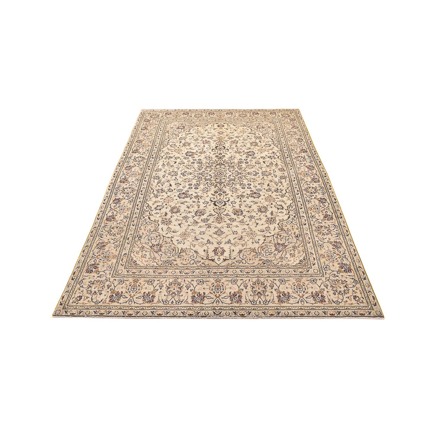 Alfombra persa - Keshan - 285 x 185 cm - beige