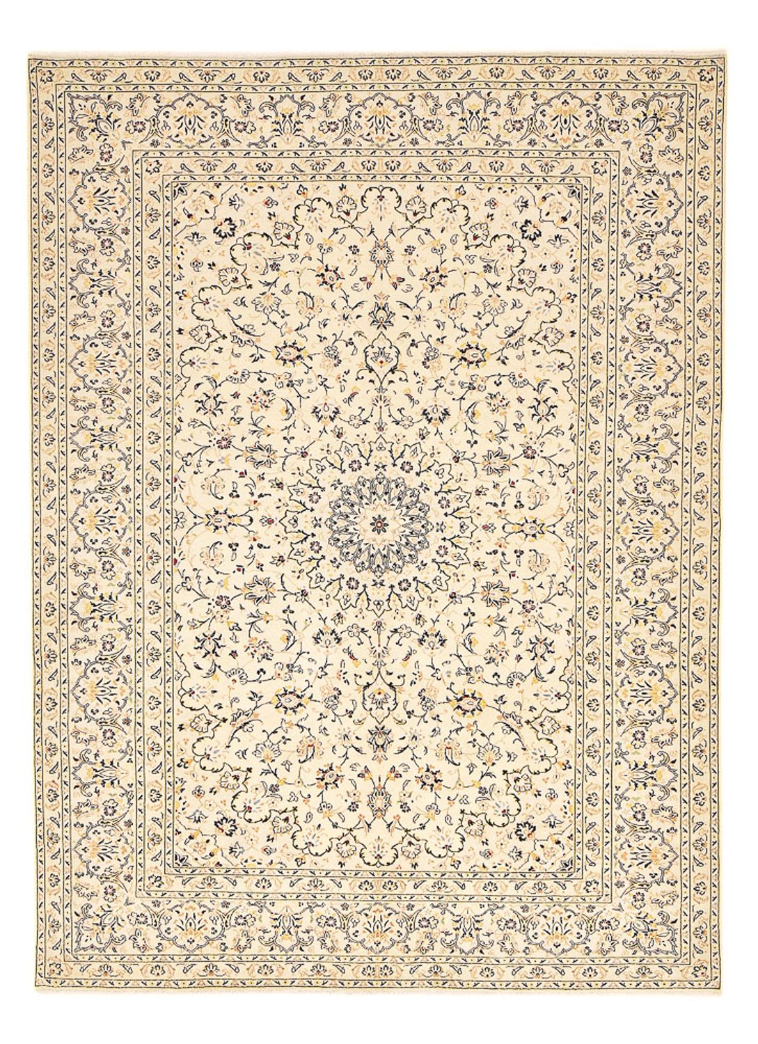 Alfombra persa - Keshan - 343 x 243 cm - beige