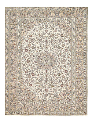 Alfombra persa - Keshan - 397 x 293 cm - beige claro