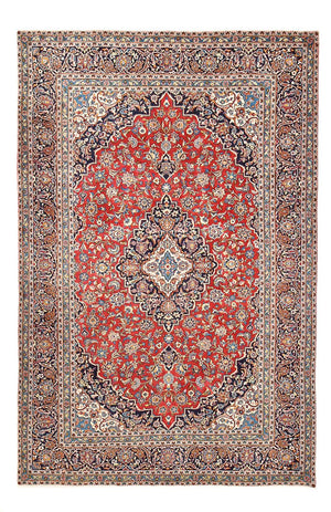 Alfombra persa - Keshan - 394 x 249 cm - rojo