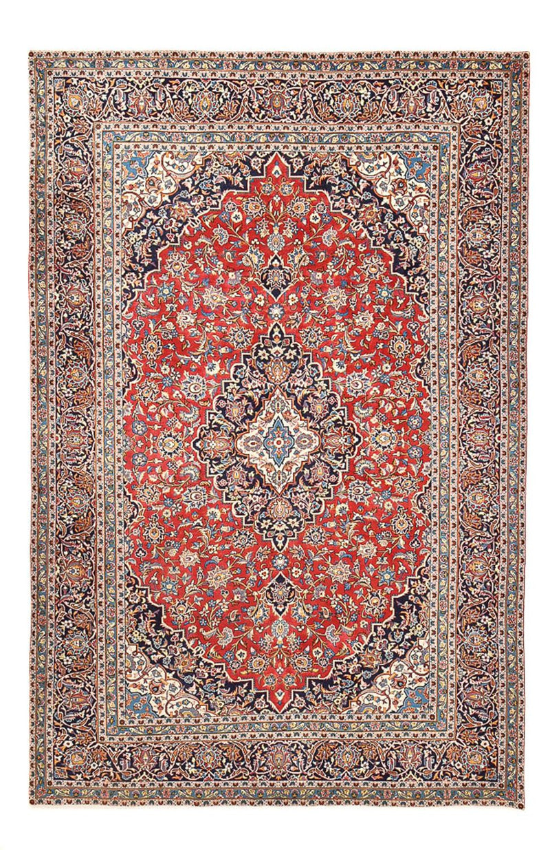 Alfombra persa - Keshan - 394 x 249 cm - rojo
