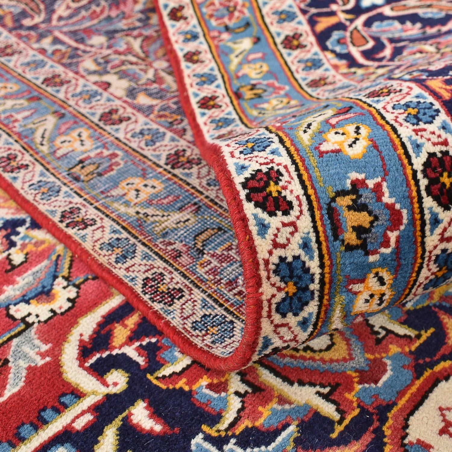 Alfombra persa - Keshan - 394 x 249 cm - rojo