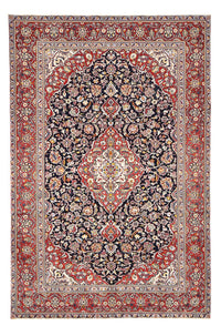 Alfombra persa - Keshan - 330 x 217 cm - azul oscuro