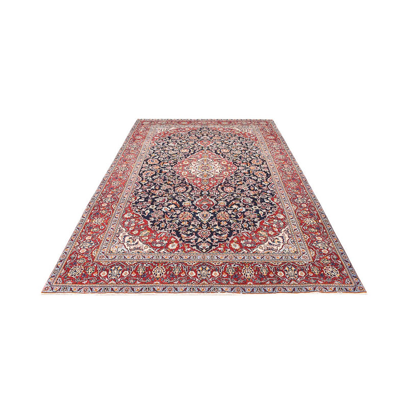Alfombra persa - Keshan - 330 x 217 cm - azul oscuro