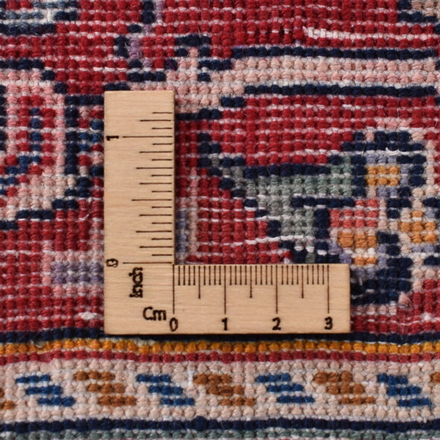 Alfombra persa - Keshan - 330 x 217 cm - azul oscuro