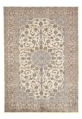 Alfombra persa - Keshan - 290 x 190 cm - beige claro