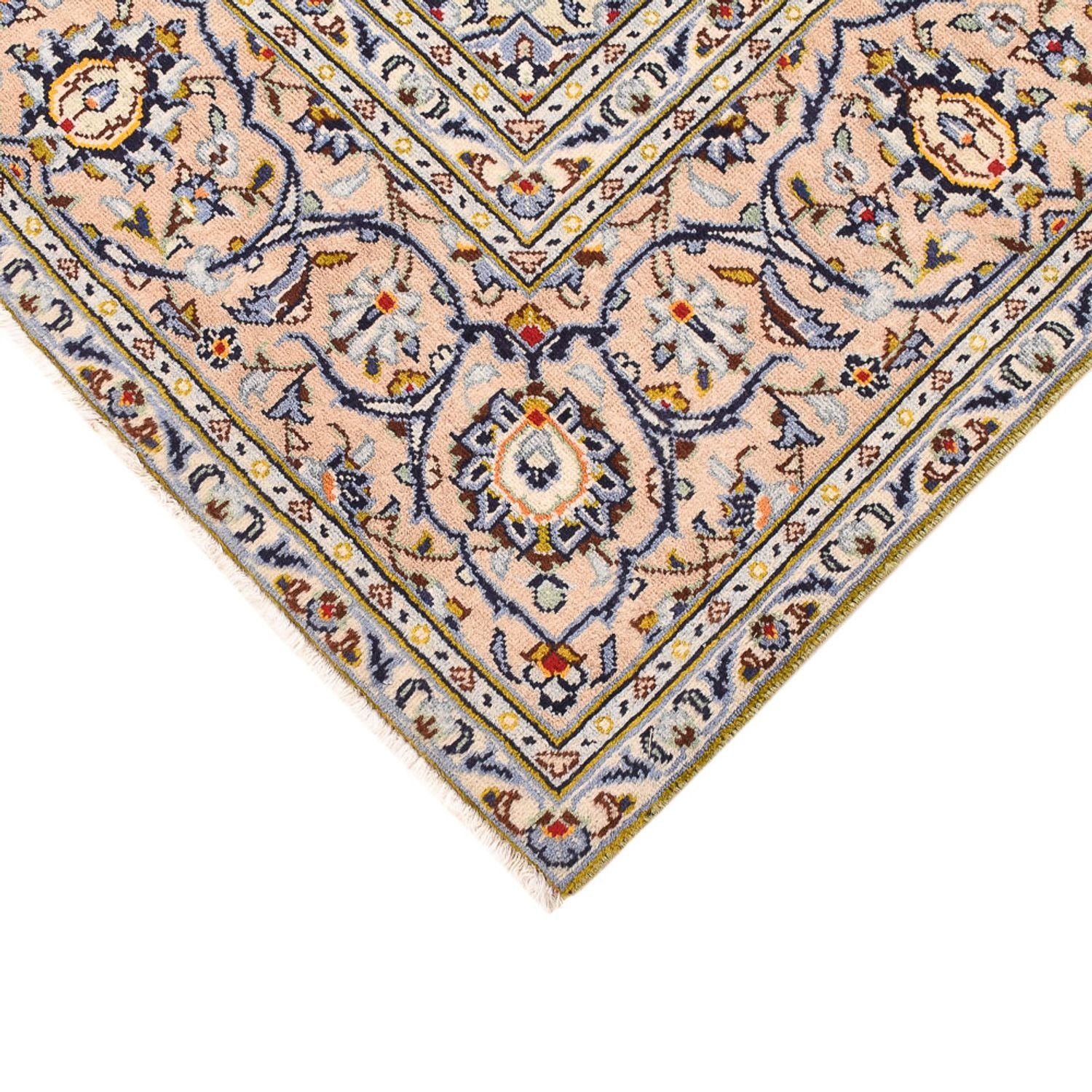 Alfombra persa - Keshan - 290 x 190 cm - beige claro