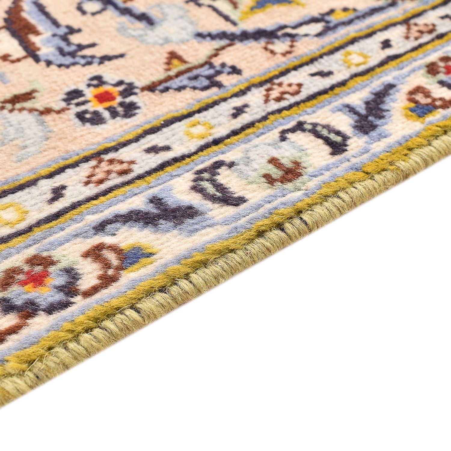 Alfombra persa - Keshan - 290 x 190 cm - beige claro