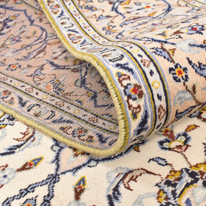 Alfombra persa - Keshan - 290 x 190 cm - beige claro