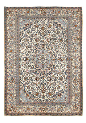 Alfombra persa - Keshan - 288 x 198 cm - beige claro