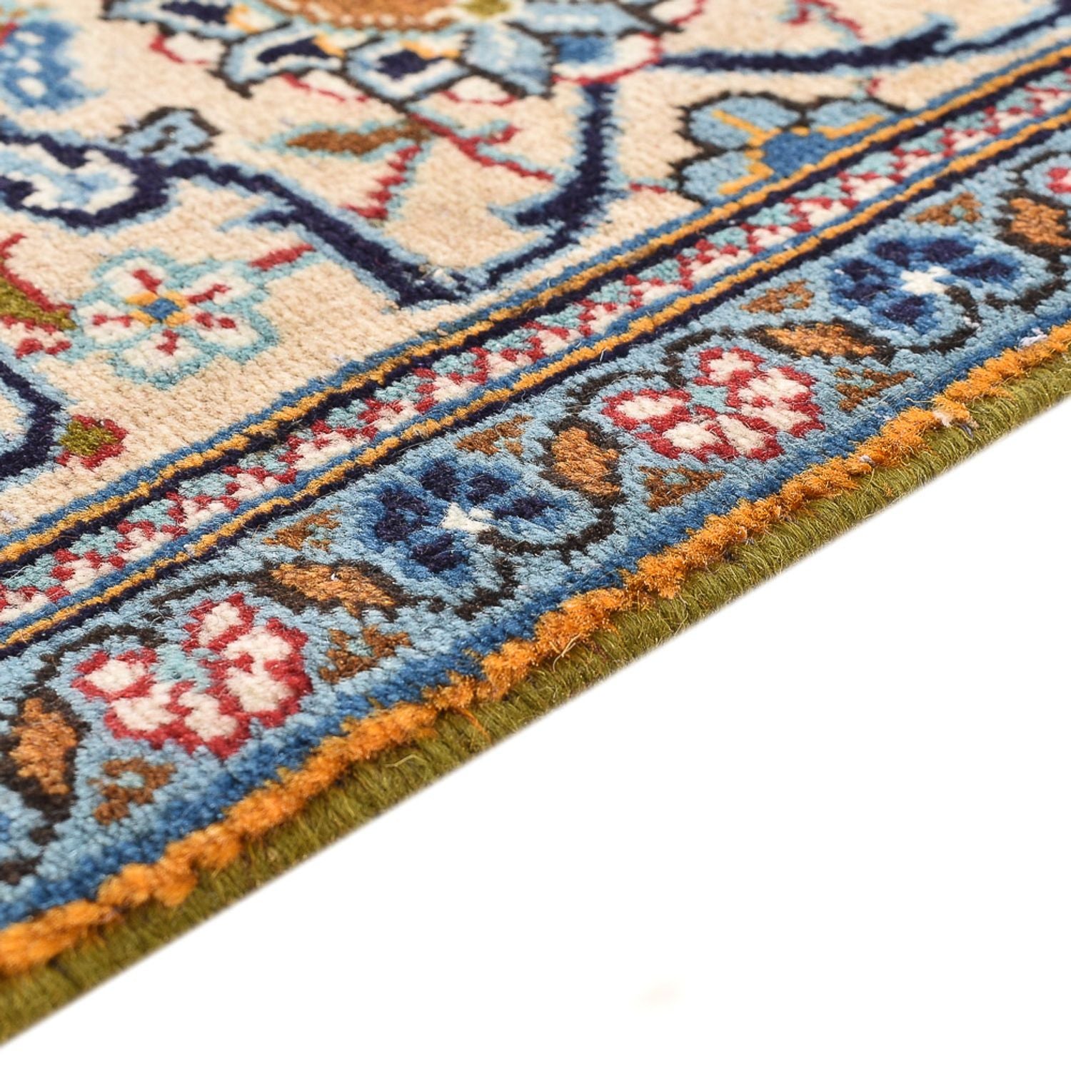 Alfombra persa - Keshan - 288 x 198 cm - beige claro