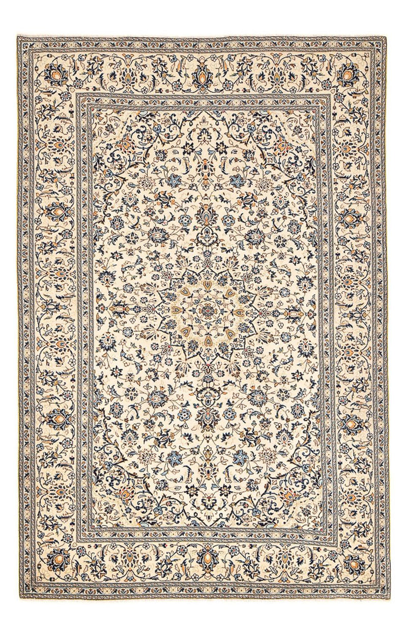 Alfombra persa - Keshan - 310 x 196 cm - beige claro