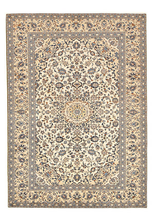 Alfombra persa - Keshan - 293 x 201 cm - beige claro