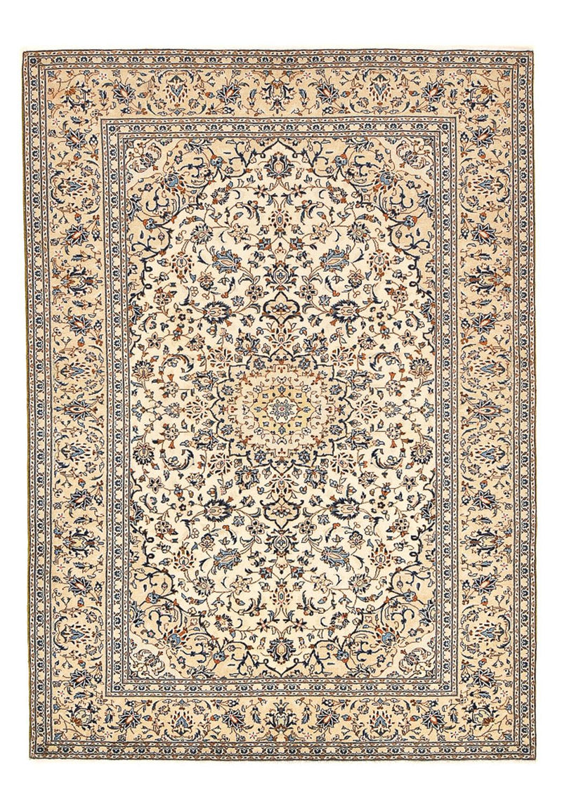 Alfombra persa - Keshan - 293 x 201 cm - beige claro