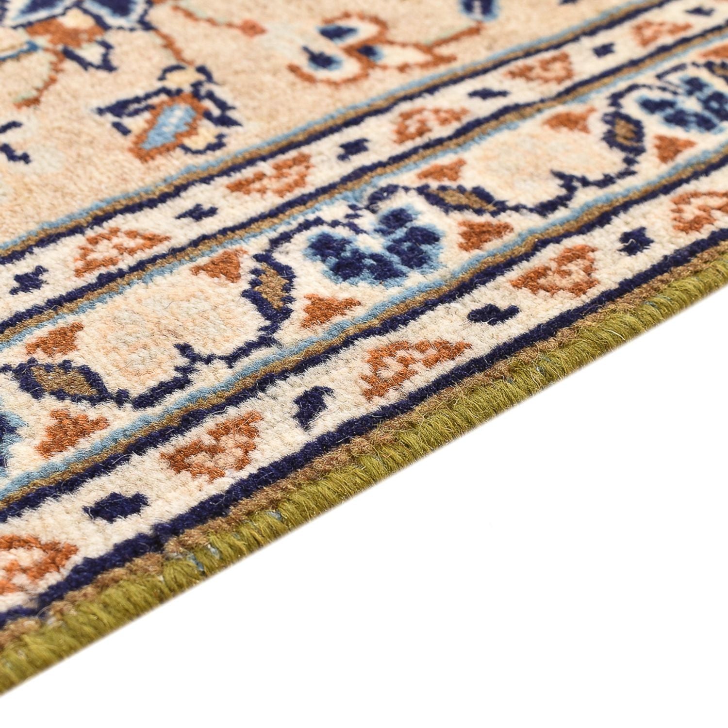 Alfombra persa - Keshan - 293 x 201 cm - beige claro