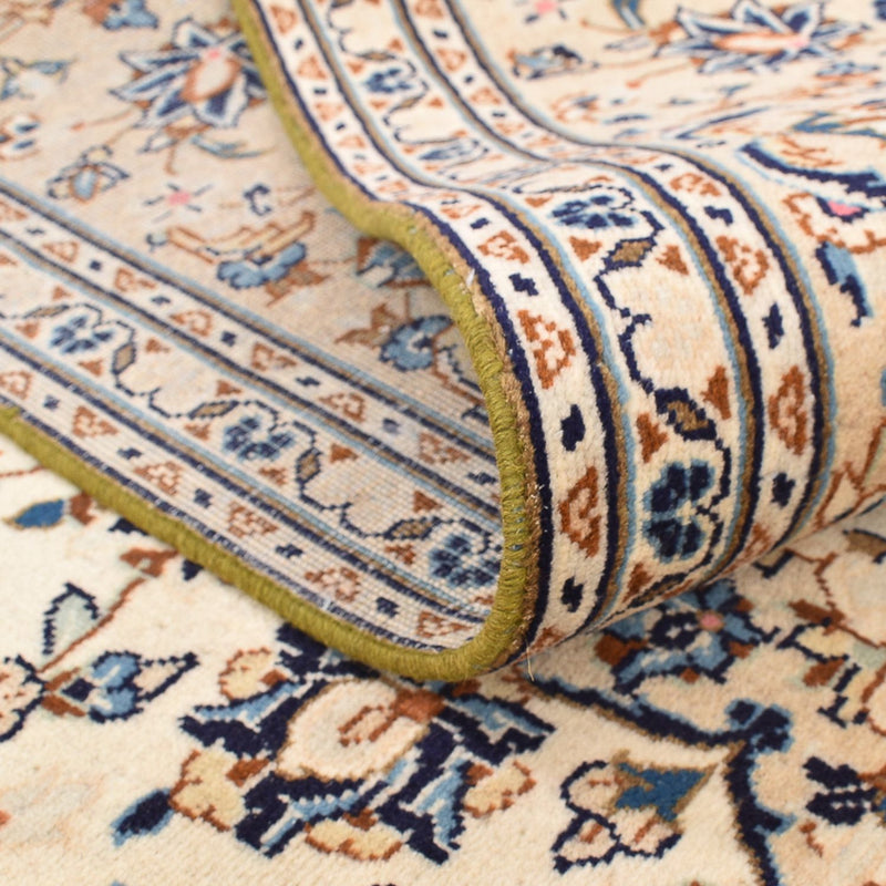 Alfombra persa - Keshan - 293 x 201 cm - beige claro