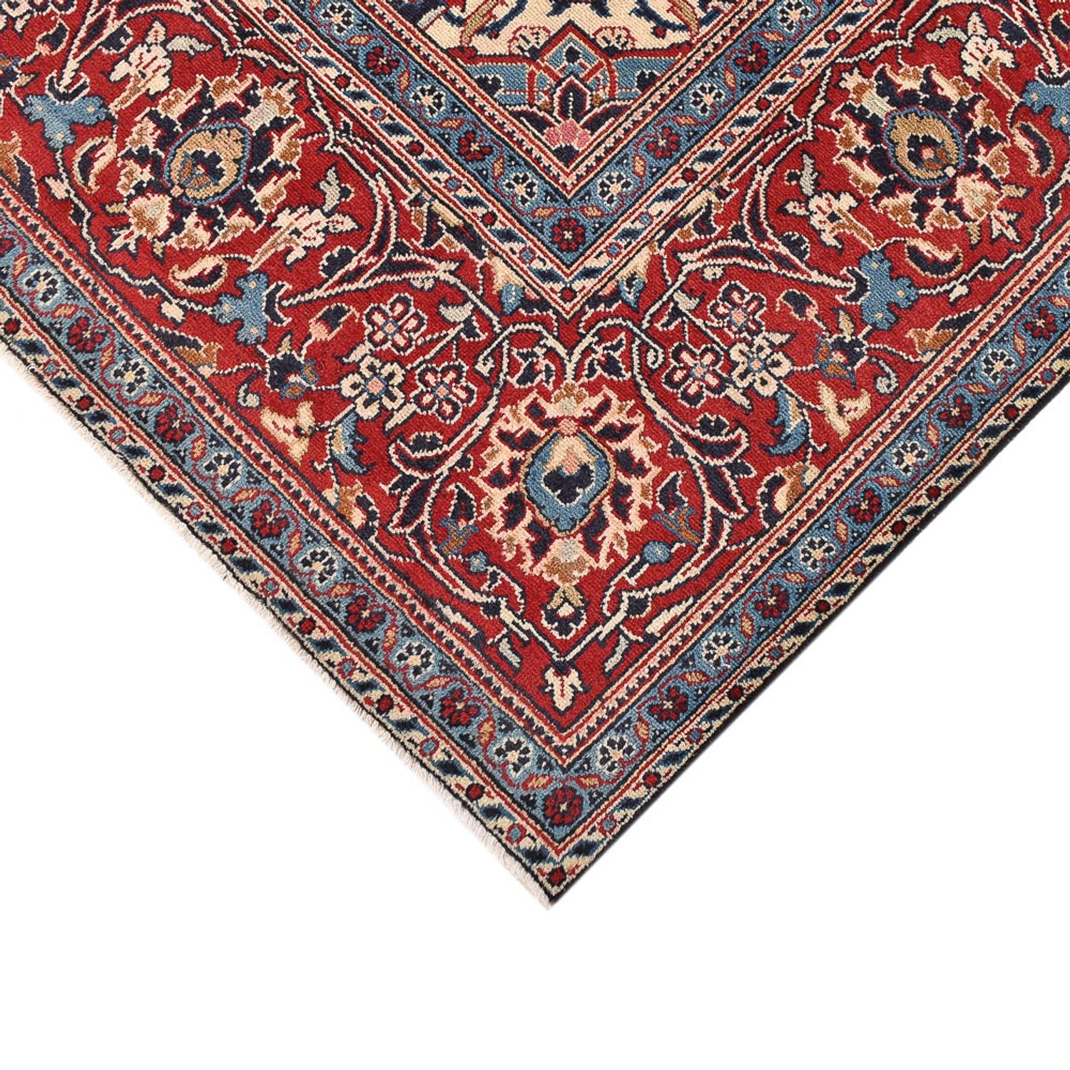 Alfombra persa - Keshan - 300 x 195 cm - rojo claro