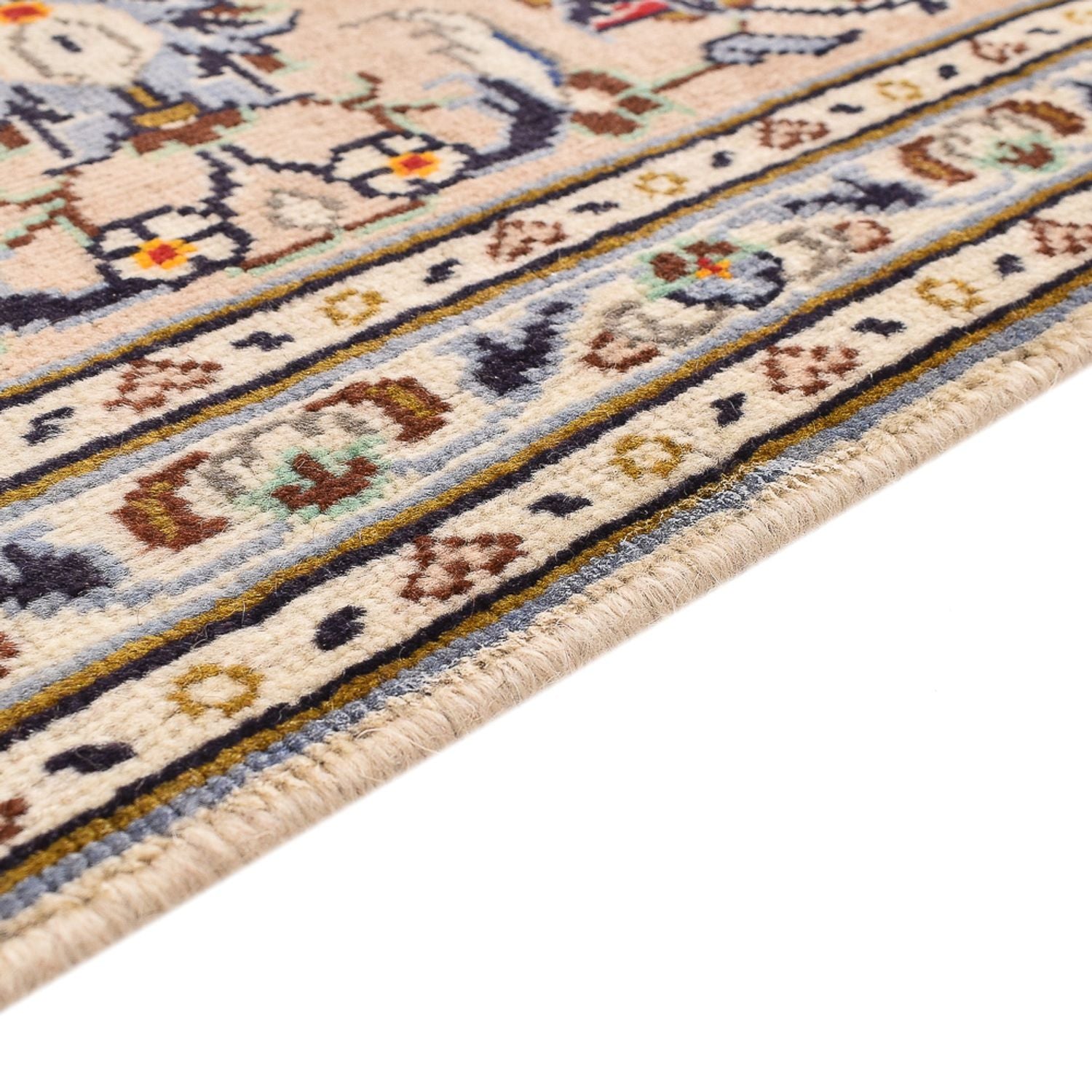 Alfombra persa - Keshan - 310 x 207 cm - beige claro