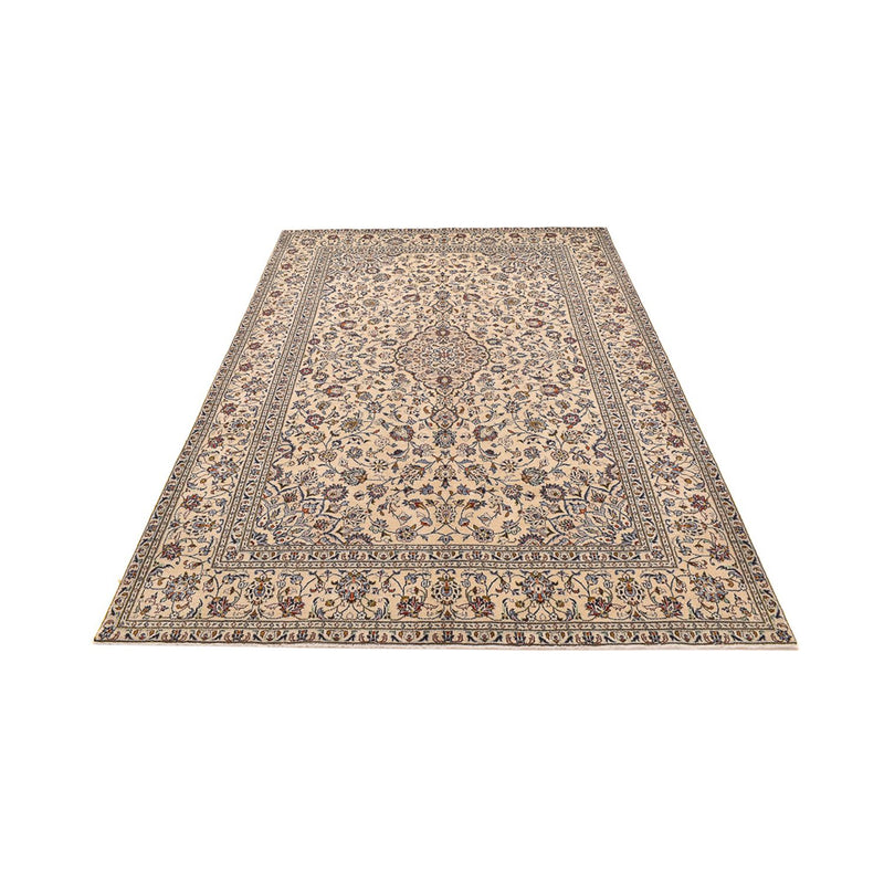 Alfombra persa - Keshan - 295 x 196 cm - beige claro