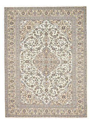 Alfombra persa - Keshan - 400 x 288 cm - beige claro