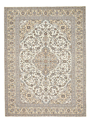 Alfombra persa - Keshan - 400 x 288 cm - beige claro