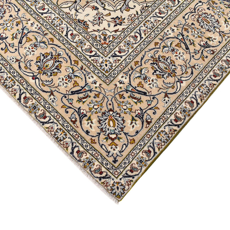Alfombra persa - Keshan - 400 x 288 cm - beige claro