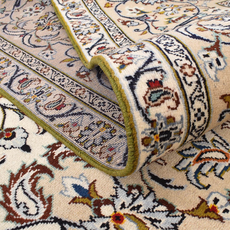 Alfombra persa - Keshan - 400 x 288 cm - beige claro