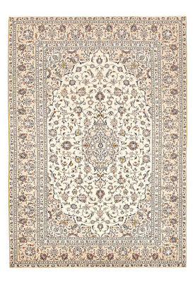 Alfombra persa - Keshan - 308 x 208 cm - beige claro