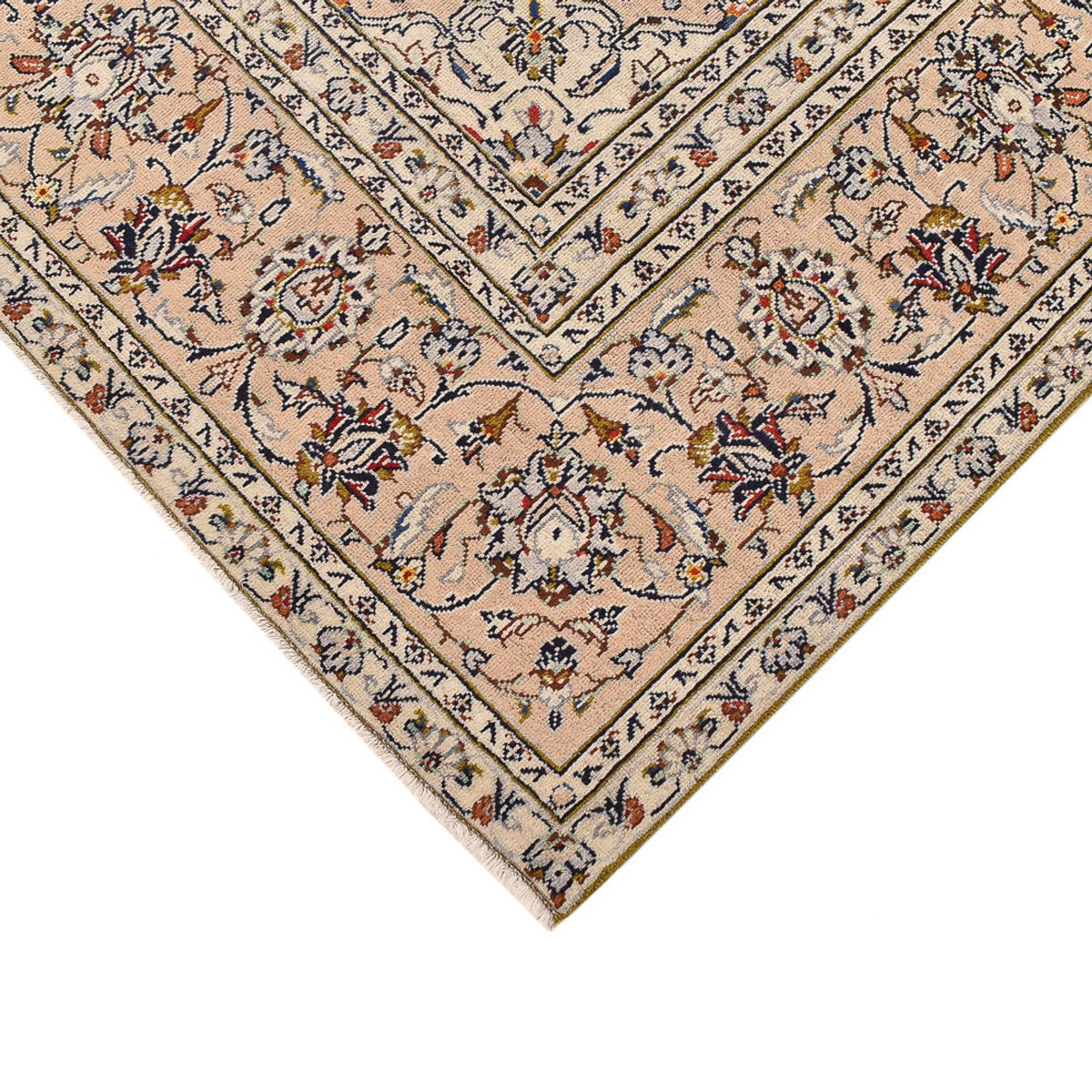 Alfombra persa - Keshan - 308 x 208 cm - beige claro