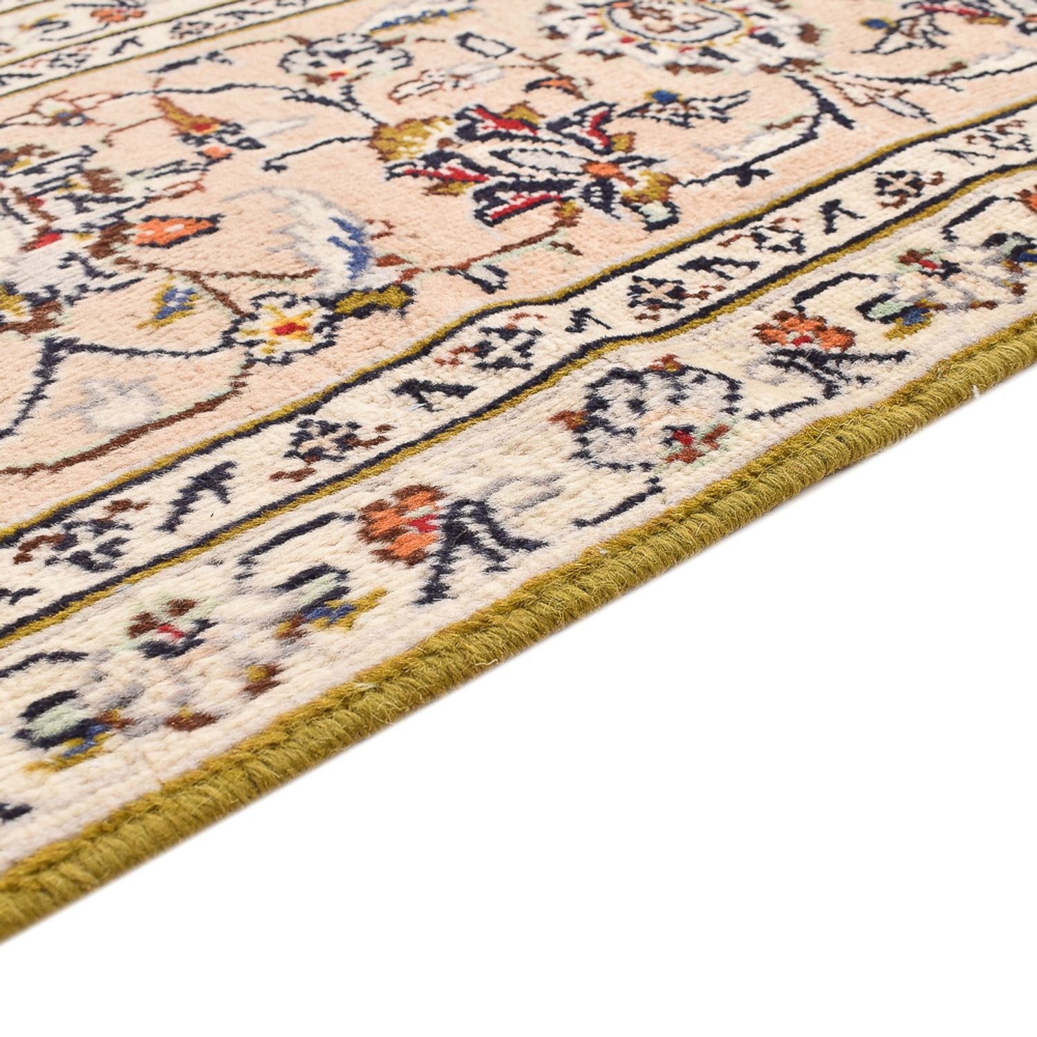 Alfombra persa - Keshan - 308 x 208 cm - beige claro